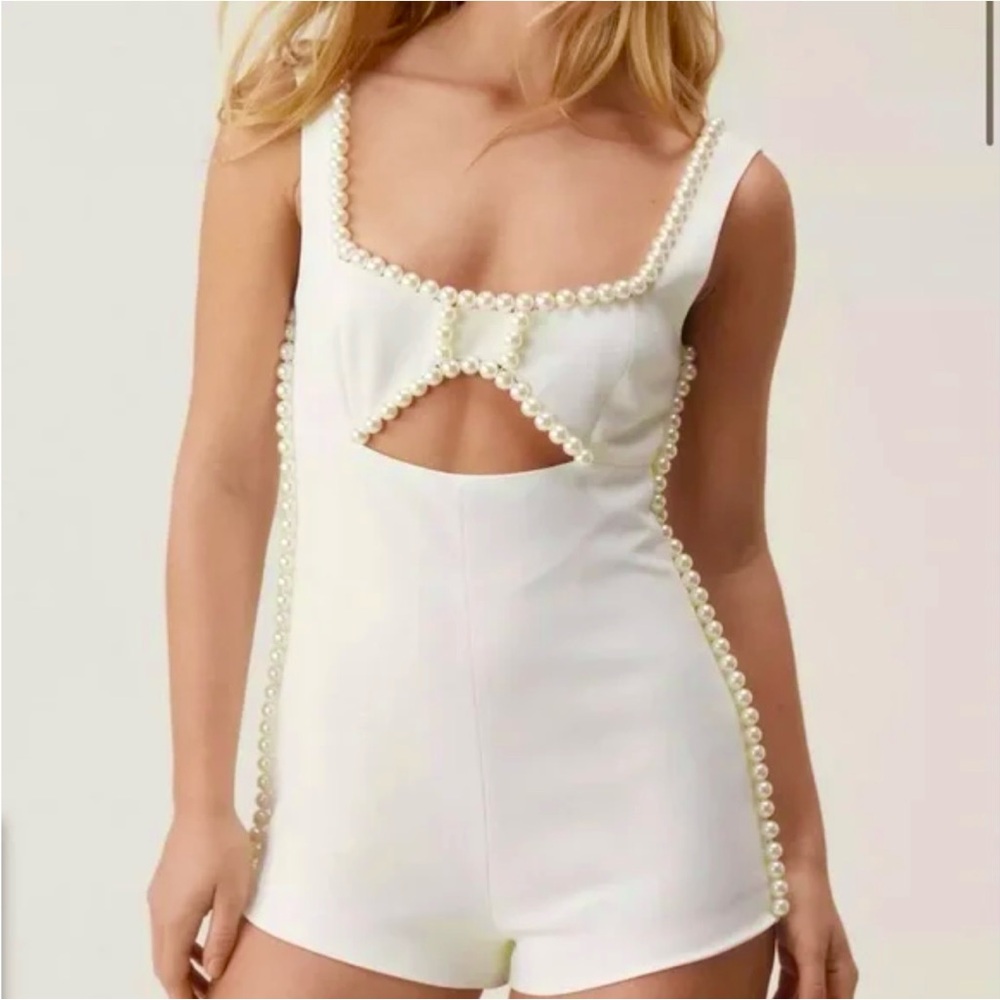Nasty Gal Bridal Romper
